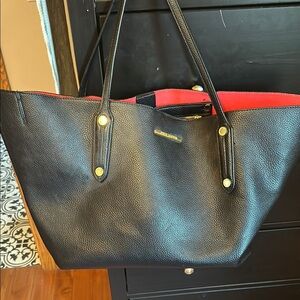 Gently used Steve Madden black oversized tote